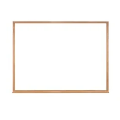 Ghent Non-Magnetic Whiteboard With Wood Frame, 2'H X 3'W (M2W-23-1)
