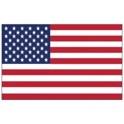 Ashley Productions® Magnetic Whiteboard Eraser, US Flag, Pack Of 6