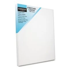 Sargent Art Stretched Canvas, 100% Cotton, Double Primed, 16" X 20", 2/Pack (SAR902005-2)