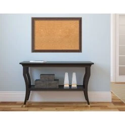 Amanti Art Framed Cork Board Medium Distressed Rustic Brown 27 X 19 Frame Brown (DSW3982840) -Prepa Furniture Shop sp19923419 s7