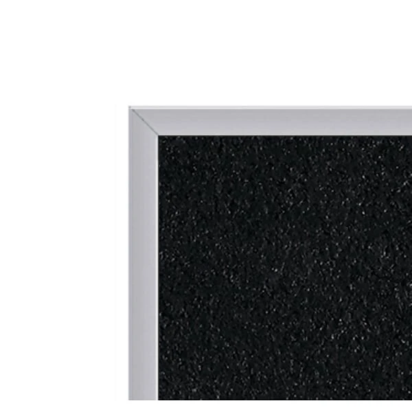 Ghent 4' H X 12' W Recycled Bulletin Board With Aluminum Frame, Black (ATR412-BK) 2 Ghent 4' H X 12' W Recycled Bulletin Board With Aluminum Frame, Black (ATR412-BK) - Image 2