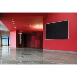 Ghent 4' H X 12' W Recycled Bulletin Board With Aluminum Frame, Black (ATR412-BK) 11 Ghent 4' H X 12' W Recycled Bulletin Board With Aluminum Frame, Black (ATR412-BK) -Prepa Furniture Shop sp20043587 s7 7