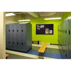 Ghent 2' H X 3' W Recycled Bulletin Board With Aluminum Frame, Black (ATR23-BK) -Prepa Furniture Shop sp20043590 s7 2