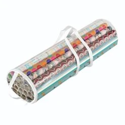 Whitmor 31.02" Gift Wrap Organizer, Clear (60444924)