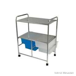EMS 2-Shelf Metal Mobile Utility Cart, Multi (2SHROLL-ASST) -Prepa Furniture Shop sp20473781 s7
