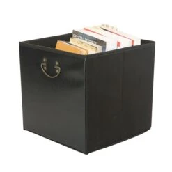 Simplify Collapsible Storage Cube, Black (25480-BLACK)