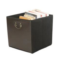 Simplify Collapsible Storage Cube, Chocolate (25480-CHOCOLATE)