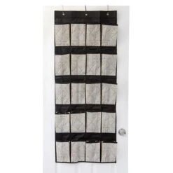 Closet Candie 20 Pocket Shoe Organizer, Geo Natural (M-77822)