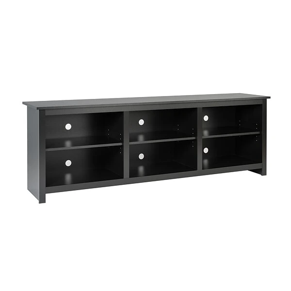 Prepac Sonoma Manufactured Wood Console TV Stand, Screens Up To 80", Black (BCTG-0001-1) 1 Prepac Sonoma Manufactured Wood Console TV Stand, Screens Up To 80", Black (BCTG-0001-1)