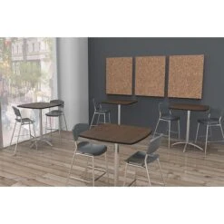 Iceberg Frameless 36"x46" Designer Cork Bulletin Board (35011) -Prepa Furniture Shop sp21379335 s7