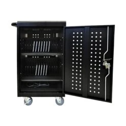 Luxor Lockable 30-Unit Laptop Storage Cabinet, Black Steel (LLTM30-B) -Prepa Furniture Shop sp40286508 s7