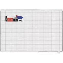 MasterVision Enamel Dry-Erase Whiteboard, Aluminum Frame, 6' X 4' (CR1230830A)
