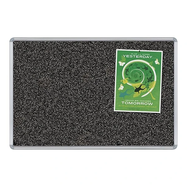 Balt Presidential Trim Rubber-Tak Bulletin Board, Silver Frame, 6' X 4' (321PG) 1 Balt Presidential Trim Rubber-Tak Bulletin Board, Silver Frame, 6' X 4' (321PG)
