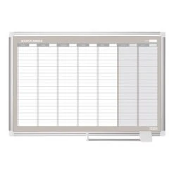 MasterVision Gold Ultra Magnetic Dry-Erase Paint Planning Board, 3' X 2' (GA0396830)