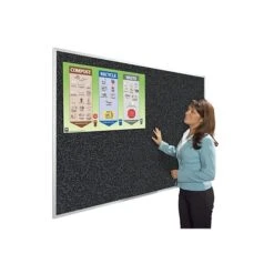 Balt Presidential Trim Rubber-Tak Bulletin Board, Silver Frame, 4' X 3' (321PC) 9 Balt Presidential Trim Rubber-Tak Bulletin Board, Silver Frame, 4' X 3' (321PC) -Prepa Furniture Shop sp42115233 s7