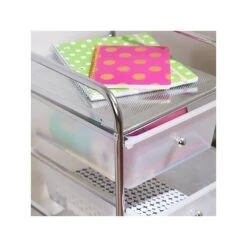 Honey-Can-Do Storage Mixed Materials Mobile Utility Cart With Lockable Wheels, Multicolor (CRT-02215) -Prepa Furniture Shop sp42116019 s7