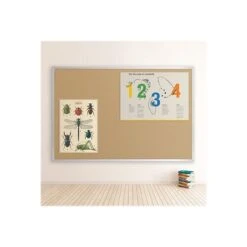 Best-Rite Valu-Tak Cork Bulletin Board, Aluminum Frame, 4' X 8' (301AH) -Prepa Furniture Shop sp42116640 s7 1