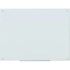 U Brands Glass Dry-Erase Whiteboard, 3' X 4' (121U00-01)