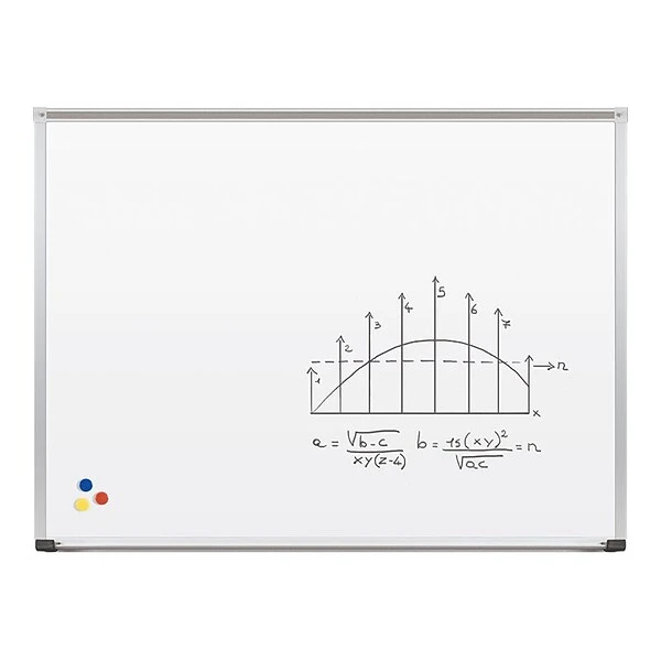 MooreCo Porcelain Dry-Erase Whiteboard, Anodized Aluminum Frame, 3' X 4' (202AC) 1 MooreCo Porcelain Dry-Erase Whiteboard, Anodized Aluminum Frame, 3' X 4' (202AC)