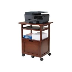 Winsome Piper 3-Shelf Wood Mobile Printer Stand, Brown (94427) -Prepa Furniture Shop sp42125648 s7