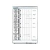 Quartet Matrix Magnetic Painted Steel In-Out-Board, Aluminum Frame, 34" X 23" (33705)