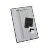 Quartet Magnetic Porcelain In-Out-Board, Aluminum Frame, 3' X 2' (783G)