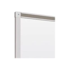 Best-Rite Deluxe Porcelain Dry-Erase Whiteboard, Anodized Aluminum Frame, 6' X 4' (202AG-25)