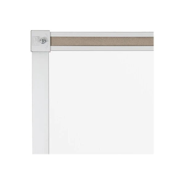 Best-Rite Deluxe Porcelain Dry-Erase Whiteboard, Anodized Aluminum Frame, 4' X 4' (202AD-25) 3 Best-Rite Deluxe Porcelain Dry-Erase Whiteboard, Anodized Aluminum Frame, 4' X 4' (202AD-25) - Image 3