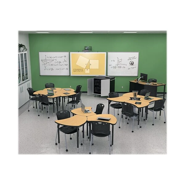 Best-Rite Deluxe Porcelain Dry-Erase Whiteboard, Anodized Aluminum Frame, 4' X 4' (202AD-25) 5 Best-Rite Deluxe Porcelain Dry-Erase Whiteboard, Anodized Aluminum Frame, 4' X 4' (202AD-25) - Image 5