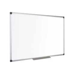 Bi-Office Maya Lacquered Steel Dry-Erase Whiteboard, Anodized Aluminum Frame, 6' X 4' (MA2707170)