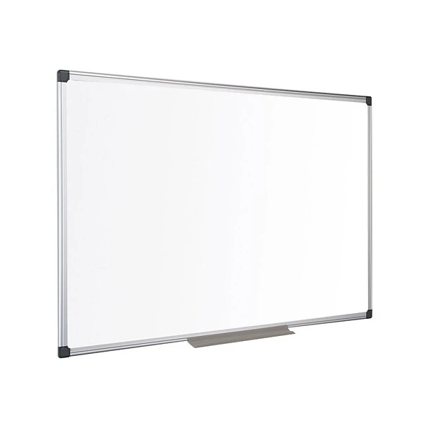 Bi-Office Maya Lacquered Steel Dry-Erase Whiteboard, Anodized Aluminum Frame, 6' X 4' (MA2707170) 1 Bi-Office Maya Lacquered Steel Dry-Erase Whiteboard, Anodized Aluminum Frame, 6' X 4' (MA2707170)
