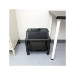 Mind Reader Anchor Collection 2-Shelf Plastic/Poly Mobile Utility Cart With Swivel Wheels, Black (PRCARTSM-BLK) -Prepa Furniture Shop sp42717619 s7