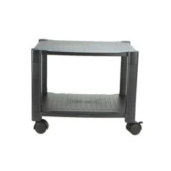 Mind Reader Anchor Collection 2-Shelf Plastic/Poly Mobile Utility Cart With Swivel Wheels, Black (PRCARTSM-BLK) -Prepa Furniture Shop sp42717626 s7