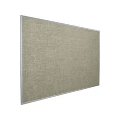 Best-Rite Vin-Tak Vinyl Bulletin Board, Aluminum Frame, 3'H X 4'W (311AC-44)