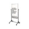 Platinum Mobile Dura-Rite Laminate Dry-Erase Whiteboard, Anodized Aluminum Frame, 3' X 2' (669RU-HH)