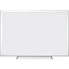U Brands Basics Plus Steel Dry-Erase Whiteboard, Aluminum Frame, 4' X 6' (073U00-01)