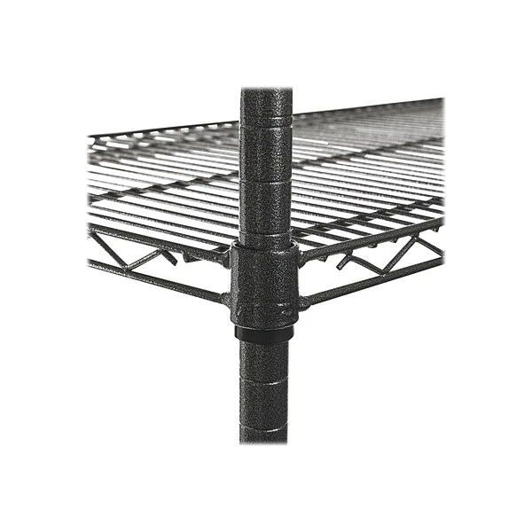 Alera Complete 4-Shelf Metal Unit, 48"W, Anthracite Black (ALESW604818BA) 3 Alera Complete 4-Shelf Metal Unit, 48"W, Anthracite Black (ALESW604818BA) - Image 3