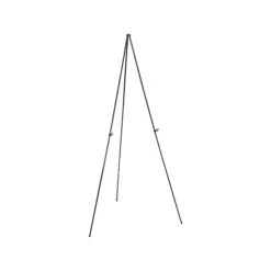 Quartet Instant Easel Display Easel, 63", Black Aluminum (29E)