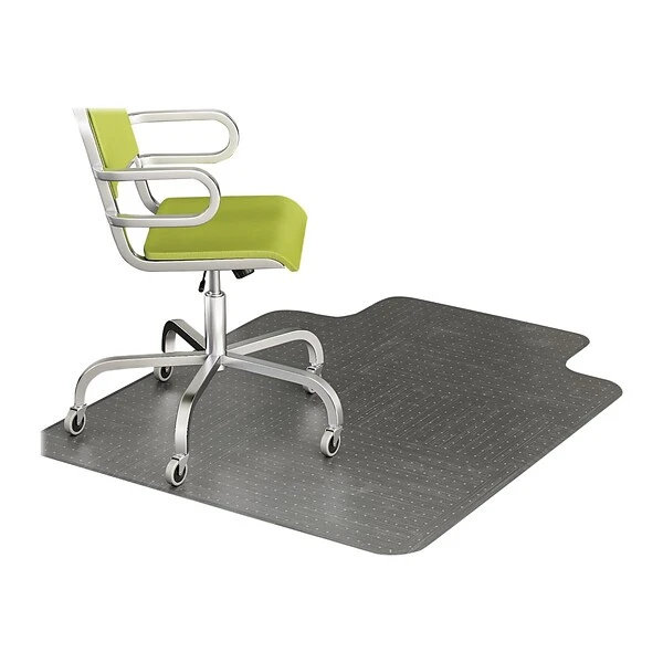 Deflect-O DuraMat 46" X 60'' Rectangular W/Lip Chair Mat For Carpet, Vinyl (CM13433F) 2 Deflect-O DuraMat 46" X 60'' Rectangular W/Lip Chair Mat For Carpet, Vinyl (CM13433F) - Image 2