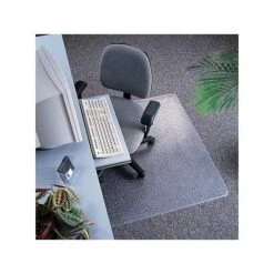 Deflect-O DuraMat 46" X 60'' Rectangular W/Lip Chair Mat For Carpet, Vinyl (CM13433F) 6 Deflect-O DuraMat 46" X 60'' Rectangular W/Lip Chair Mat For Carpet, Vinyl (CM13433F) -Prepa Furniture Shop sp43812648 s7