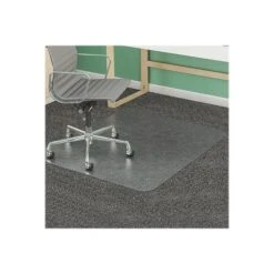 Deflect-O SuperMat™ 46" X 60'' Rectangular Chair Mat For Carpet, Vinyl (CM14443F)