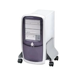 Fellowes Premium Steel CPU Stand, Platinum (91781)