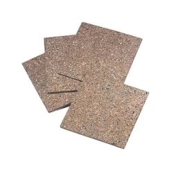Quartet® Natural Cork Tiles, 12" X 12", Frameless, Modular, 4 Pack