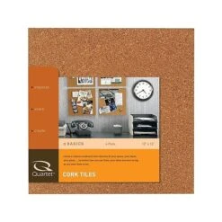 Quartet® Natural Cork Tiles, 12" X 12", Frameless, Modular, 4 Pack 6 Quartet® Natural Cork Tiles, 12" X 12", Frameless, Modular, 4 Pack -Prepa Furniture Shop sp43815339 s7