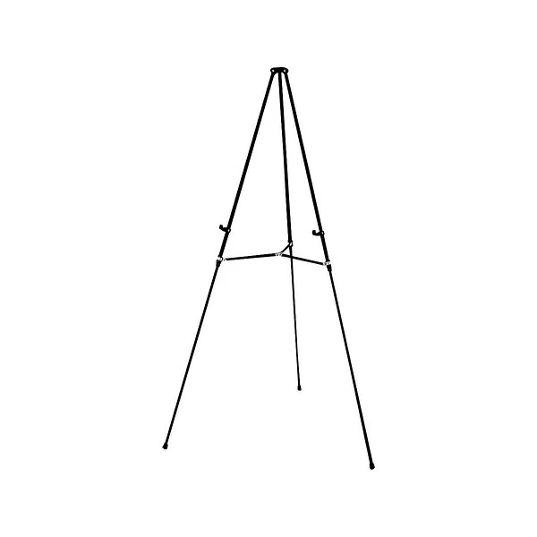 Quartet Display Easel, 66", Black Aluminum (51E) 1 Quartet Display Easel, 66", Black Aluminum (51E)