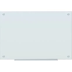 U Brands Glass Dry-Erase Whiteboard, 3' X 2' (120U00-01)