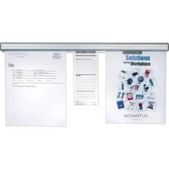 Advantus Grip-A-Strip Display Rail, 24”L X 1.5”H (2000)
