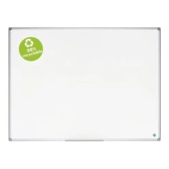 MasterVision Earth Platinum Steel Dry-Erase Whiteboard, Aluminum Frame, 3' X 2' (CR0620030)