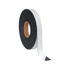 MasterVision Magnetic Self Adhesive Tape, 1"W X 600"L, Black (FM2021)