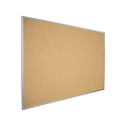 Best-Rite Valu-Tak Cork Bulletin Board, Black Frame, 4'H X 10'W (301AK)